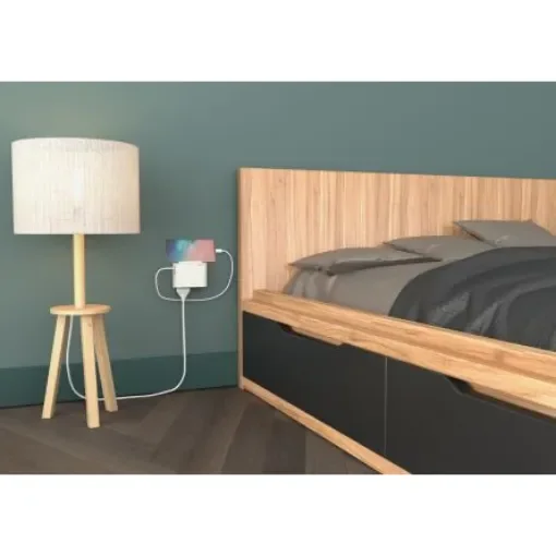 Legrand French / German Multi Outlet Plug, 6A, Plug-In - 049401 product image