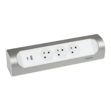 Legrand 3 Socket Type E - French Extension Lead - 049409 product image