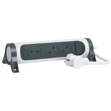 Legrand 3m 3 Socket Type E - French Extension Lead - 049458 product image