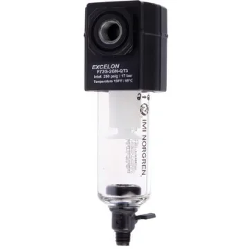 Norgren F72G series 40µm G 1/4 10 bar Pneumatic Filter with Manual drain - F72G-2GN-QT3 product image