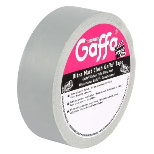 Advance Tapes AT200 Grey Matt Gaffa Tape, 50mm x 50m, 0.26mm Thick product image