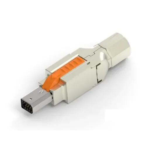 TE Connectivity, Industrial Mini I/O Cable Mount Mini I/O Connector Plug, 8 Way - 2350304-1 product image