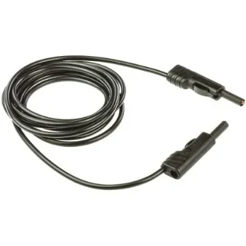 Hirschmann Test & Measurement, 16A, 60V dc, Black, 2m Lead Length - 973647100 product image