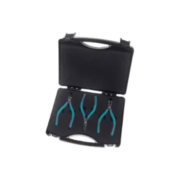Erem 3-Piece Plier Set, Angled, Straight Tip, ESD, 127 mm Overall - 2400KMS product image