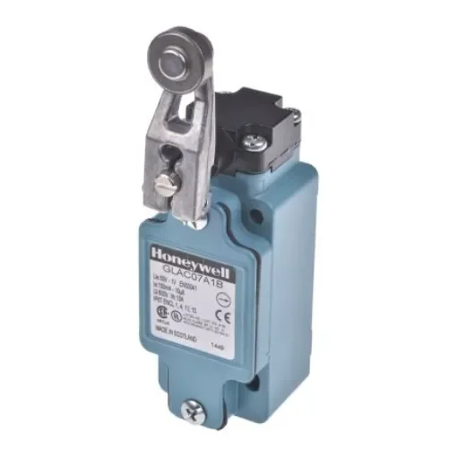 Honeywell GLA Series Roller Lever Limit Switch, NO/NC, IP67, SPDT, Die Cast Zinc Housing, 50V ac Max, 100mA Max - GLAC07A1B product image