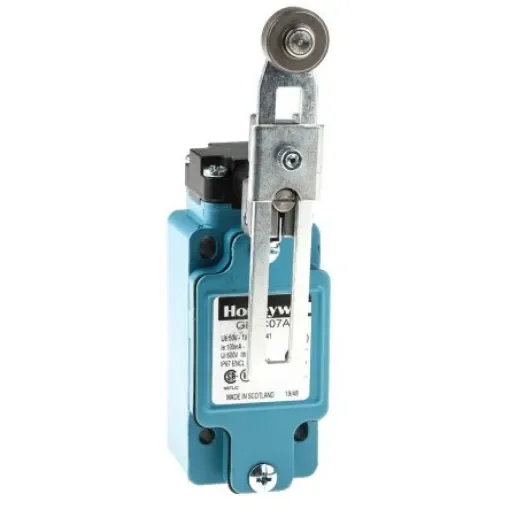 Honeywell GLA Series Adjustable Roller Lever Limit Switch, NO/NC, IP67, SPDT, Die Cast Zinc Housing, 50V ac Max, 100mA - GLAC07A2B product image