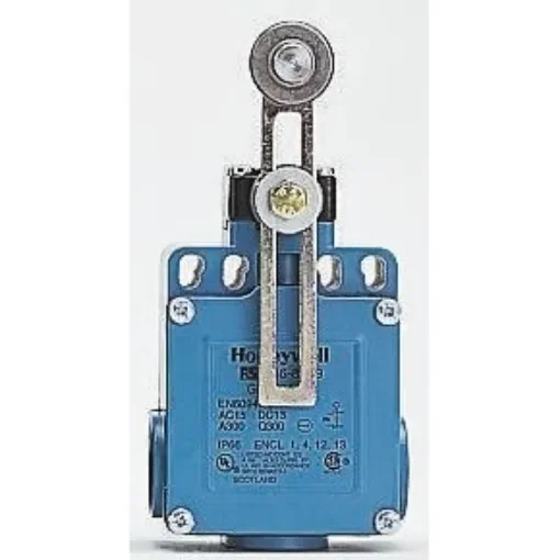 Honeywell GLE Series Adjustable Roller Lever Limit Switch, NO/NC, IP67, SPDT, Die Cast Zinc Housing, 50V ac Max, 100mA - GLEB07A2B product image