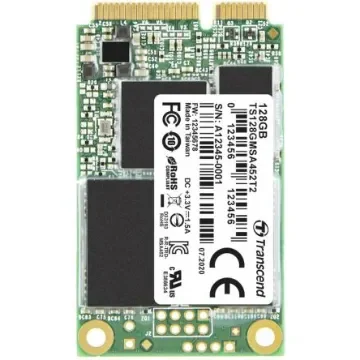 Transcend MSA452T2 mSATA 128 GB Internal SSD - TS128GMSA452T2 product image