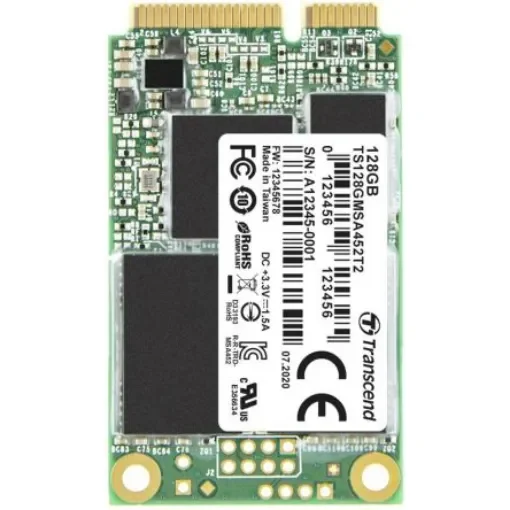Transcend MSA452T2 mSATA 128 GB Internal SSD - TS128GMSA452T2 product image