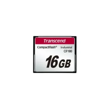 Transcend CF180 CompactFlash 16 GB SuperMLC Compact Flash Card - TS16GCF180 product image