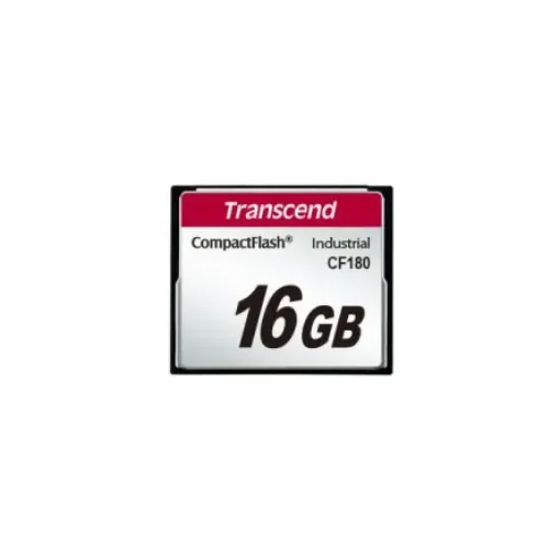 Transcend CF180 CompactFlash 16 GB SuperMLC Compact Flash Card - TS16GCF180 product image
