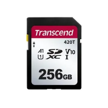 Transcend 256 GB SDXC SD Card, A1, U1, V10 - TS256GSDC420T product image