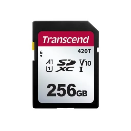 Transcend 256 GB SDXC SD Card, A1, U1, V10 - TS256GSDC420T product image