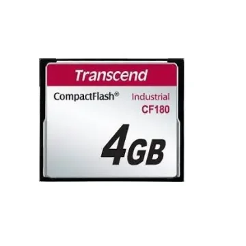 Transcend CF180 CompactFlash 4 GB SuperMLC Compact Flash Card - TS4GCF180 product image