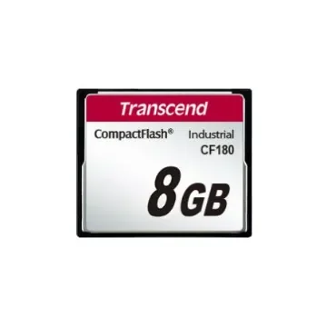 Transcend CF180 CompactFlash 8 GB SuperMLC Compact Flash Card - TS8GCF180 product image