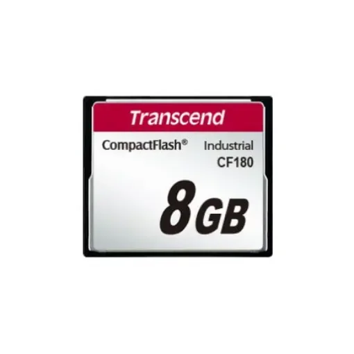 Transcend CF180 CompactFlash 8 GB SuperMLC Compact Flash Card - TS8GCF180 product image