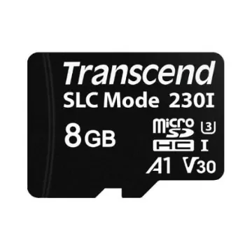 Transcend 8 GB MicroSDHC Micro SD Card, A1, U3, V30 - TS8GUSD230I product image