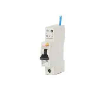 Contactum RCBO, 6A Current Rating, 1P Poles, 30mA Trip Sensitivity, Type C, CCPBR Range - CCPBR1006AC product image