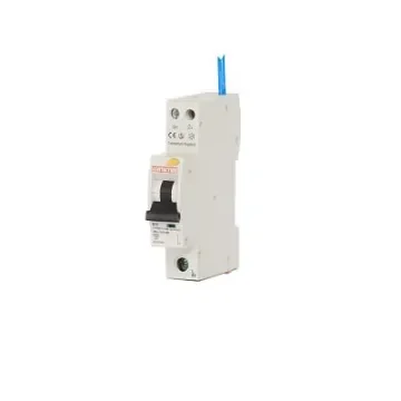 Contactum RCBO, 10A Current Rating, 1P Poles, 30mA Trip Sensitivity, Type B, CCPBR Range - CCPBR1010AB product image