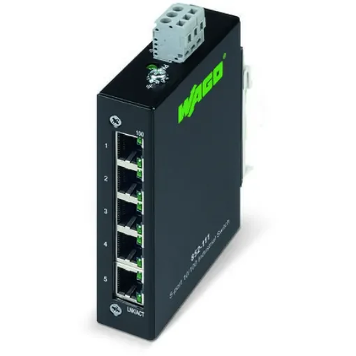 WAGO 5 Port Ethernet Switch - 852-111 product image