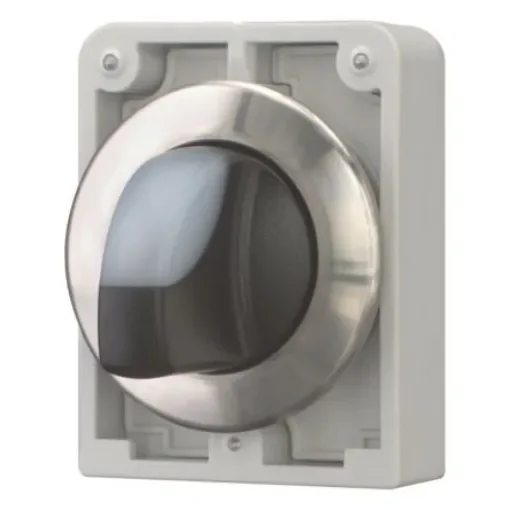 Eaton Series M30 Series 3 Position Selector Switch Head, 30mm Cutout, White Handle - 188075 M30I-FWRLK3-W product image