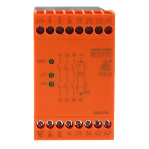 Dold Safemaster BD 5935 Emergency Stop Safety Relay, 24V dc, Single/Dual-Channel, 4 Safety Contacts - BD5935.48 DC24V product image