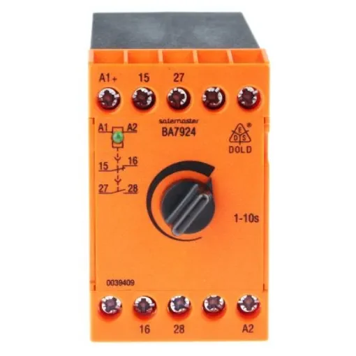 Dold Safemaster BA 7924 Time Delay Safety Relay, 24V dc, 2 Safety Contacts - BA7924.21 DC24V 1-10s product image