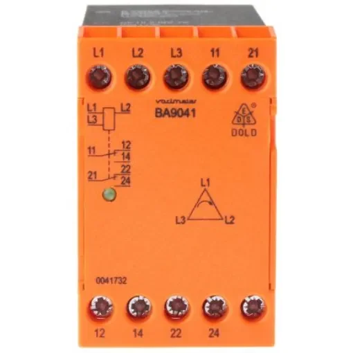 Dold Phase Monitoring Relay, 3 Phase, DPDT, DIN Rail - BA9041 3AC50Hz 400V product image