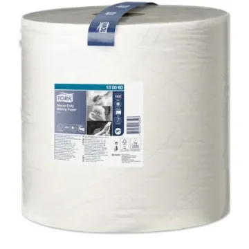 Tork Rolled White Paper Towel, 340000 x 369mm, 2-Ply, 1000 Sheets - 130060 product image