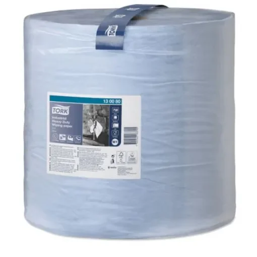 Tork Rolled Blue Paper Towel, 255 m x 369mm, 3-Ply, 750 Sheets - 130080 product image