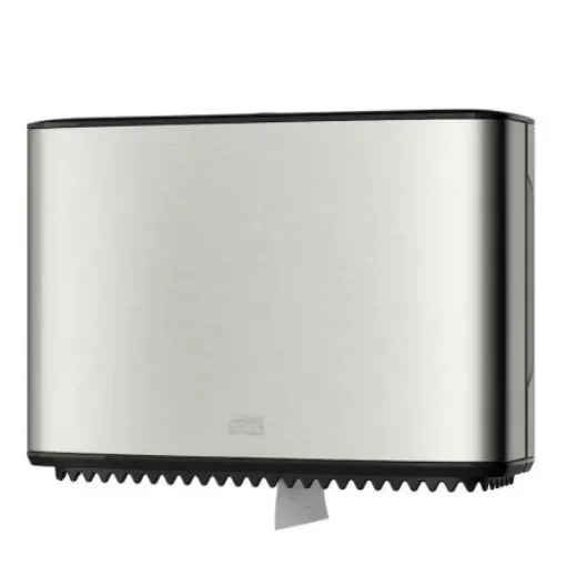 Tork Steel Metal Toilet Roll Dispenser, 133mm x 254mm x 355mm - 460006 product image
