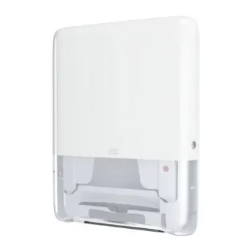 Tork Plastic White Folded Hand Towel Dispenser Paper Towel Dispenser, 101mm x 491mm x 367mm - 552550 product image