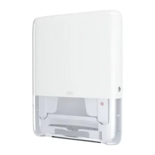 Tork Plastic White Folded Hand Towel Dispenser Paper Towel Dispenser, 101mm x 491mm x 367mm - 552550 product image