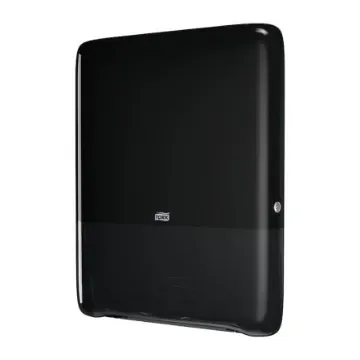 Tork Plastic Black Folded Hand Towel Dispenser Paper Towel Dispenser, 101mm x 731mm x 370mm - 552558 product image