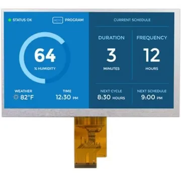 Displaytech DT070DTFT-IPS-PTS IPS TFT LCD Colour Display / Touch Screen, 7in, 1024 x 600pixels product image