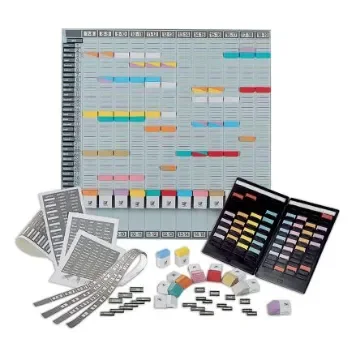 Nobo Yearly Slotted Wall Planner, 645 x 660mm - 2920080 product image