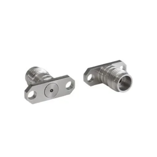 Bulgin Male/Female Flange Mount Circular Coaxial Connector, Jack Screw Termination, Straight Body - RF185A2JEGA product image
