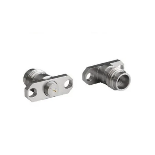 Bulgin Male/Female Flange Mount Circular Coaxial Connector, Jack Screw Termination, Straight Body - RF240A2JEGADGA product image