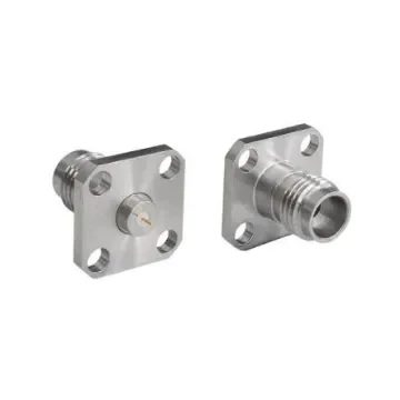 Bulgin Male/Female Flange Mount Circular Coaxial Connector, Jack Screw Termination, Straight Body - RF240A4JCCA product image