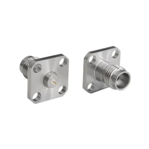Bulgin Male/Female Flange Mount Circular Coaxial Connector, Jack Screw Termination, Straight Body - RF240A4JCCA product image