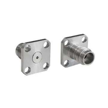 Bulgin Male/Female Flange Mount Circular Coaxial Connector, Jack Screw Termination, Straight Body - RF240A4JCCADGA product image