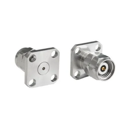 Bulgin Male/Female Flange Mount Circular Coaxial Connector, Plug In Termination, Straight Body - RF240A4PCCA product image