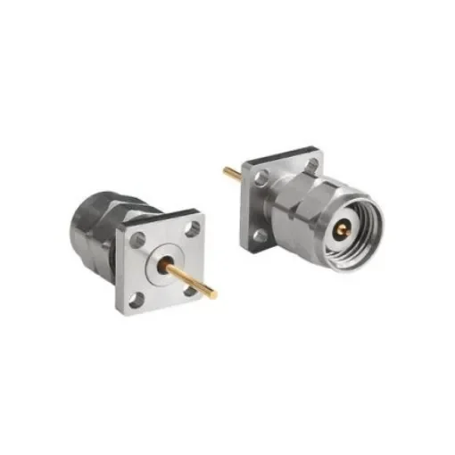 Bulgin Male/Female Flange Mount Circular Coaxial Connector, Plug In Termination, Straight Body - RF240A4PCCGM product image
