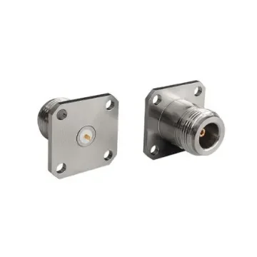 Bulgin, Jack Flange Mount Circular Coaxial Connector, Jack Screw Termination, Straight Body - RFNA4JGIMF product image