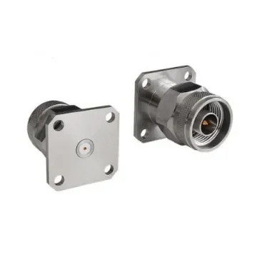 Bulgin, Plug Flange Mount Circular Coaxial Connector, Plug In Termination, Straight Body - RFNA4PGID product image