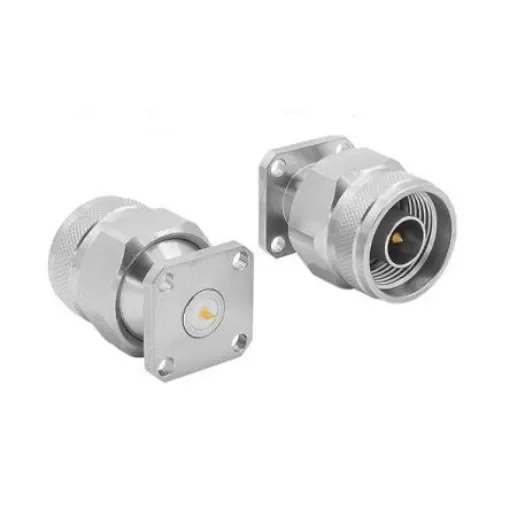 Bulgin, Plug Flange Mount Circular Coaxial Connector, Plug In Termination, Straight Body - RFNA4PGIMF product image