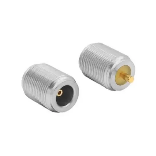 Bulgin, Jack Snap Pin Mount Circular Coaxial Connector, Jack Screw Termination, Straight Body - RFNAJNH product image