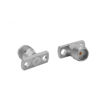 Bulgin, Jack Flange Mount Circular Coaxial Connector, Plug In Termination, Straight Body - RFSMAA2PEGA product image