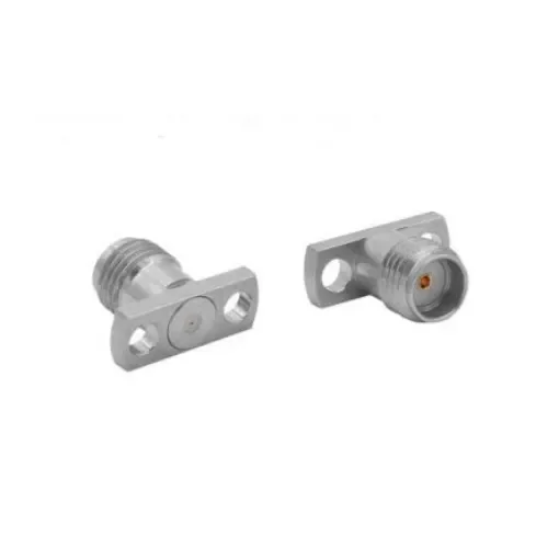 Bulgin, Jack Flange Mount Circular Coaxial Connector, Plug In Termination, Straight Body - RFSMAA2PEGA product image