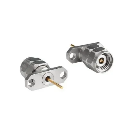 Bulgin, Jack Flange Mount Circular Coaxial Connector, Plug In Termination, Straight Body - RFSMAA2PEGIDHE product image